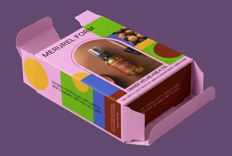 2 reverse tuck bottle boxes