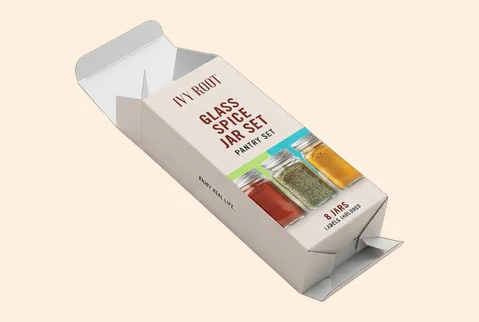2 reverse tuck retail carton