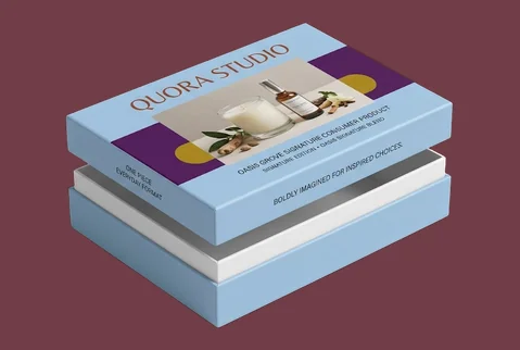 2 rigid presentation boxes