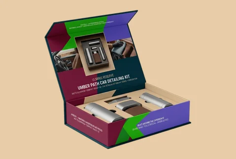 2 rigid presentation kit boxes