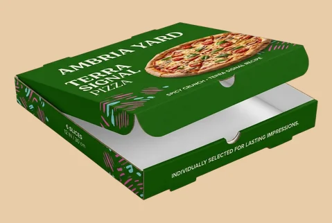 2 single slice pizza box