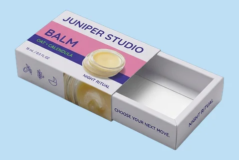 2 sleeve and tray balm boxes