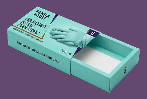 2 sleeve and tray glove boxes