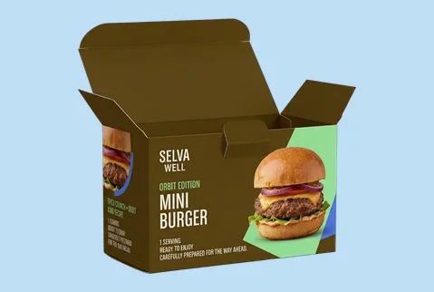 2 tuck top burger cartons