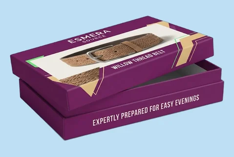 2 two piece belt gift boxes