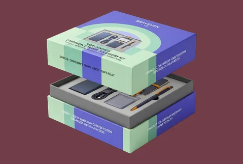 2 two piece lid and base boxes