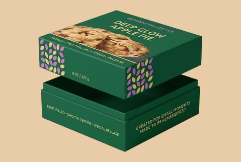 2 two piece pie boxes
