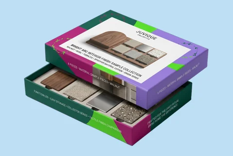 2 two piece sample box