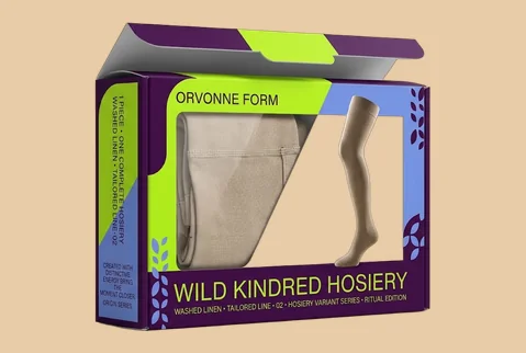2 window hosiery boxes