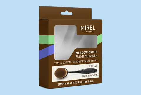 2 windowed brush boxes