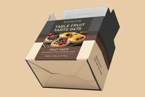 3 Auto Bottom Tart Boxes