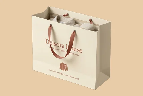 3 Ribbon Handle Gift Bags