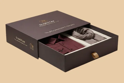 3 drawer style garment boxes