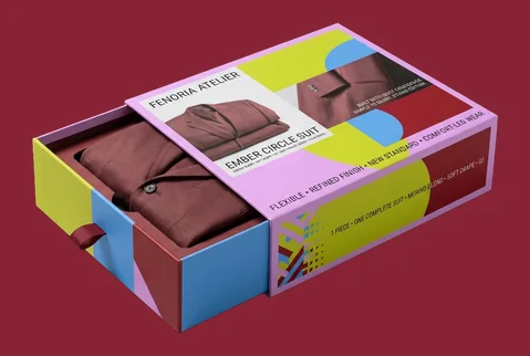 3 drawer style suit boxes