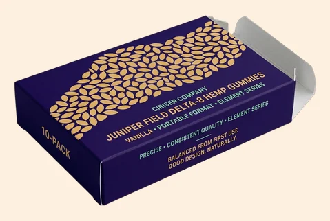 3 edible product cartons