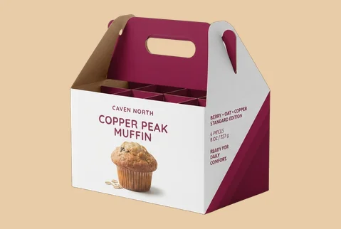 3 gable muffin carriers