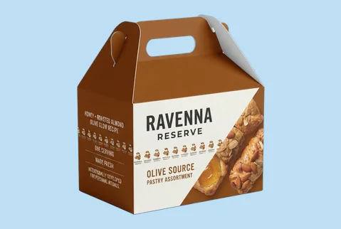 3 gable takeout boxes
