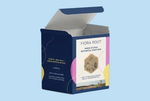 3 hexagon soap set box