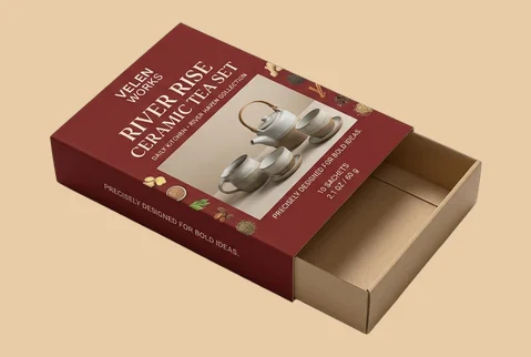 3 kraft drawer boxes