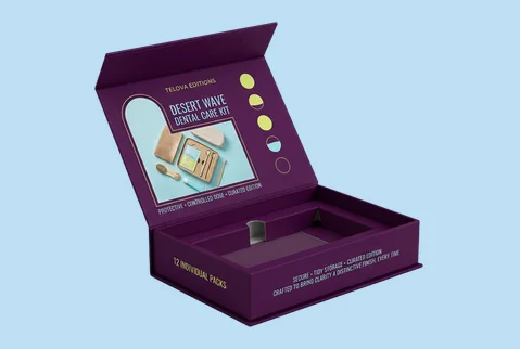 3 magnetic rigid kit boxes