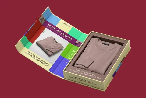 3 rigid magnetic sweater boxes