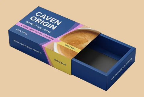 3 sleeve and tray coffee boxes