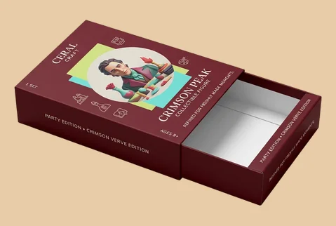3 sleeve and tray game boxes