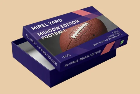 3 two piece football gift boxes
