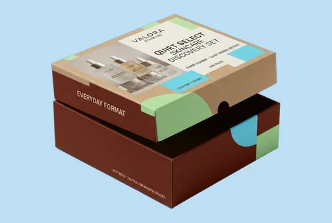 3 two piece kraft boxes