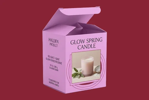 3 votive candle boxes