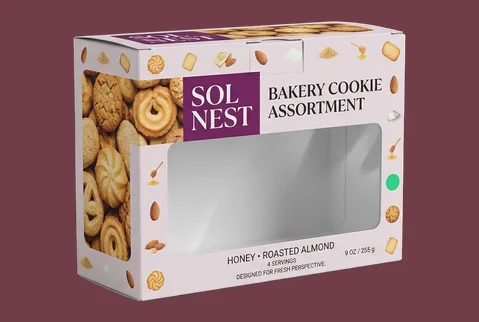3 window bakery boxes