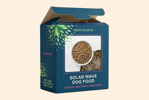 3 window dog food boxes