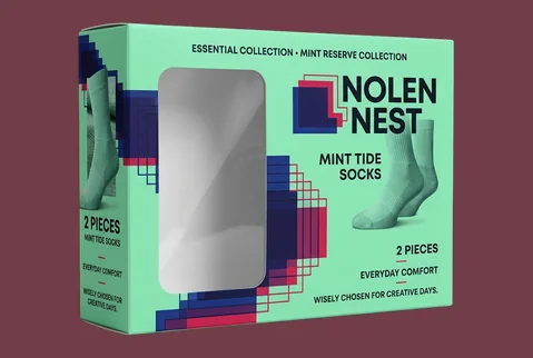 3 window sock box
