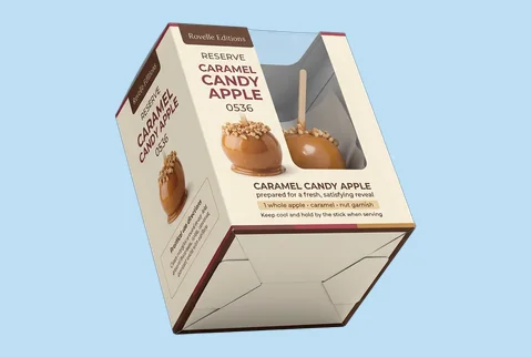 4 Auto Bottom Candy Apple Boxes