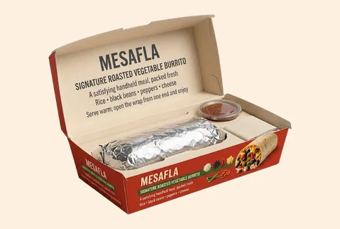 4 Burrito Meal Set Boxes 1787549502
