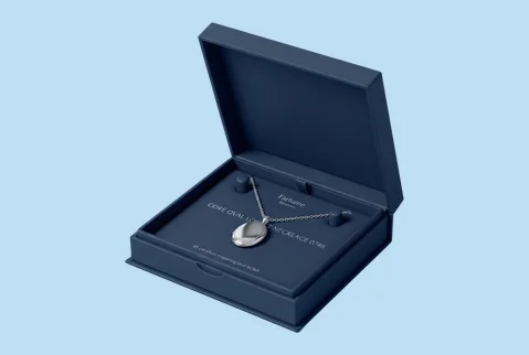 4 Hinged Lid Locket Boxes