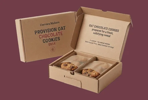 4 Kraft Bakery Mailer Boxes