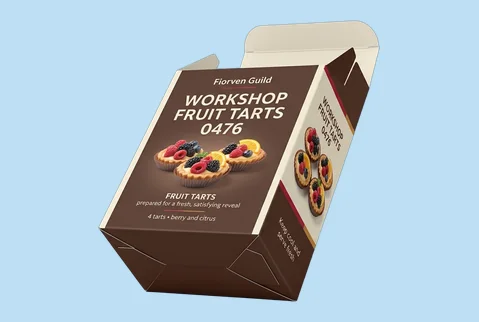 4 Lock Bottom Tart Boxes