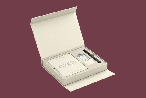 4 Magnetic Rigid Planner Boxes