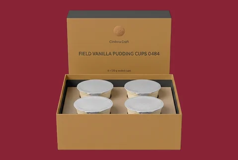 4 Rigid Pudding Gift Boxes