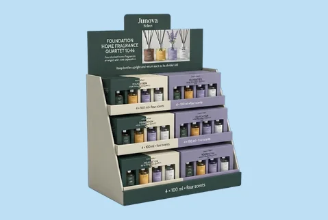 4 Tiered Display with Header