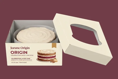 4 Two Piece Window Cake Box