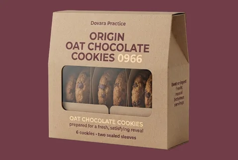 4 Window Kraft Food Boxes