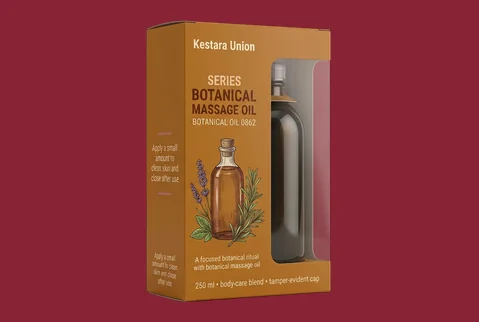 4 Window Massage Oil Boxes