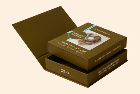 4 book style linen boxes