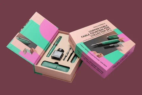 4 book style presentation box