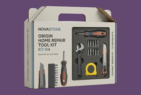 4 briefcase style tool kit box