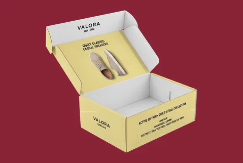 4 corrugated shoe mailers