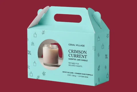 4 handled gift pillow box