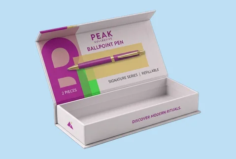 4 magnetic rigid pen boxes